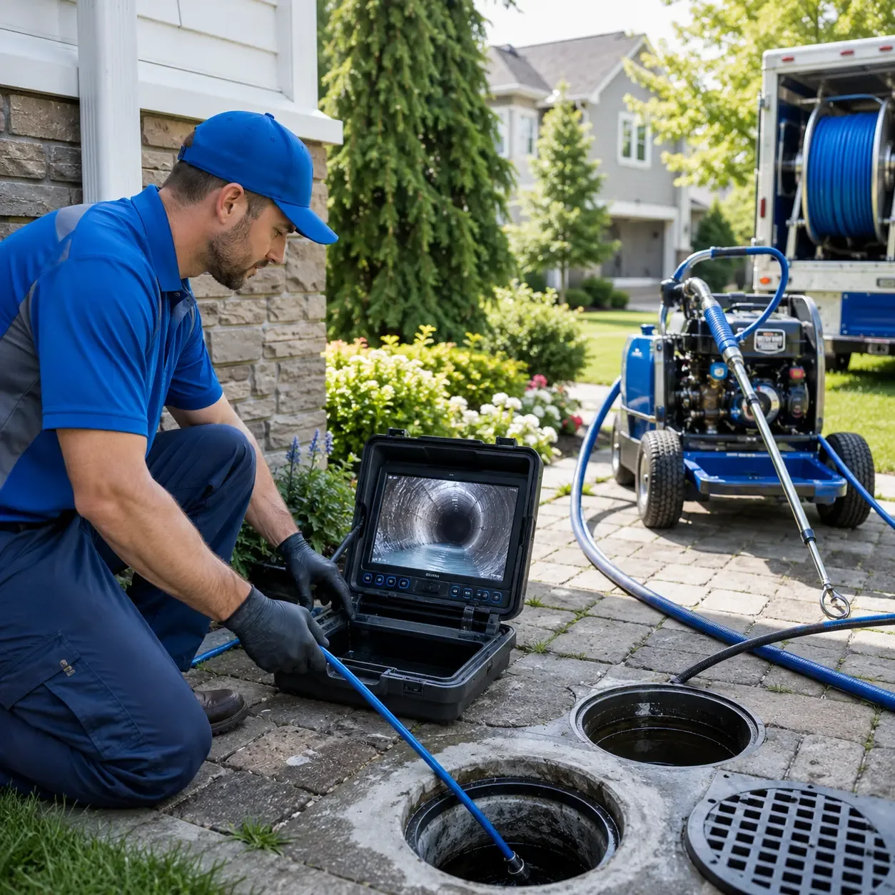 Outdoor drain cleaning professionals serving Pleasantville, PA